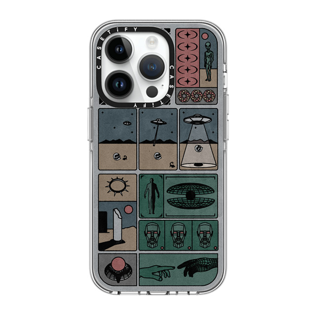 Other Minerals x CASETiFY iPhone 14 Pro ケース クリア クリア ケース MagSafe対応 Research by Other Minerals