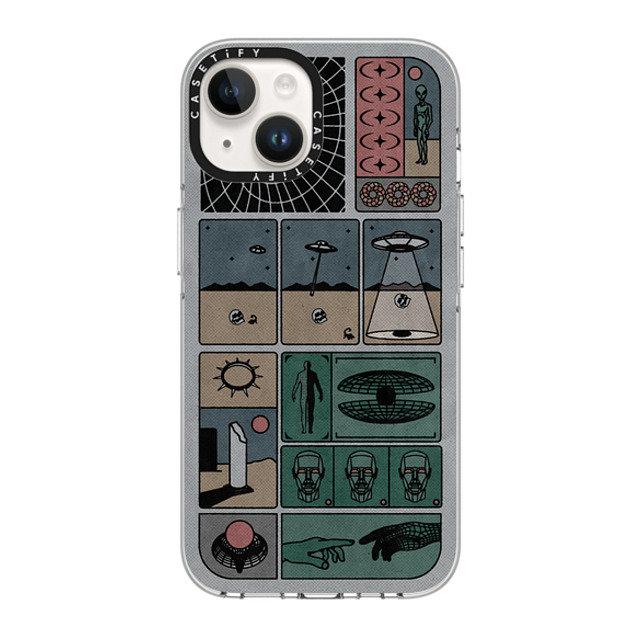 Other Minerals x CASETiFY iPhone 14 ケース クリア クリア ケース MagSafe対応 Research by Other Minerals