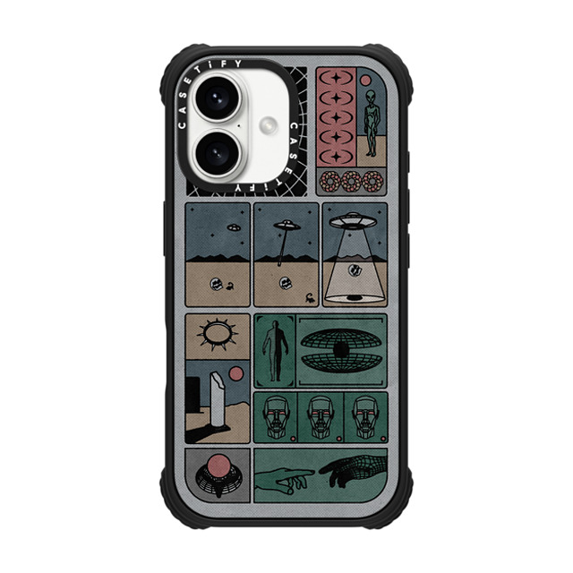 Other Minerals x CASETiFY iPhone 16 Case Matte Black ウルトラ インパクトケース MagSafe 対応 Research by Other Minerals Other Minerals x CASETiFY iPhone 16 Case Matte Black ウルトラ インパクトケース MagSafe 対応 Research by Other Minerals