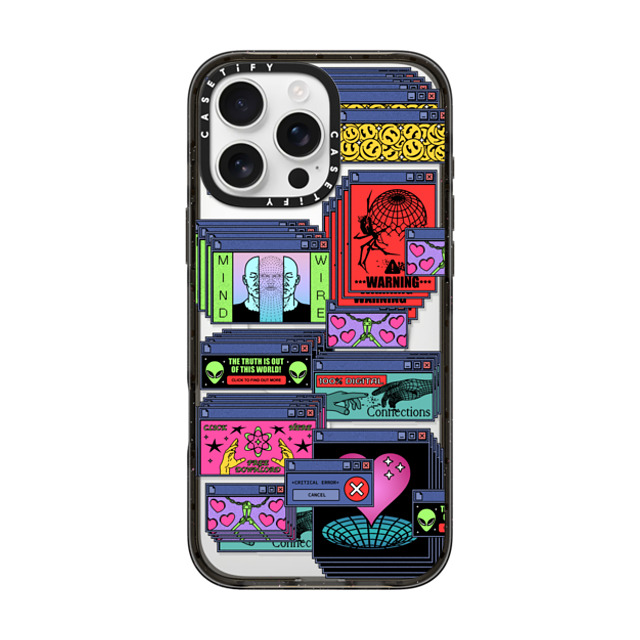 Other Minerals x CASETiFY iPhone 16 Pro Max ケース ブラック インパクトケース MagSafe対応 Pop-Up by Other Minerals