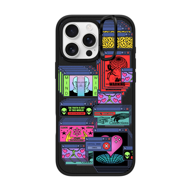 Other Minerals x CASETiFY iPhone 16 Pro Max ケース マットブラック インパクトリングスタンドケース MagSafe対応 Pop-Up by Other Minerals