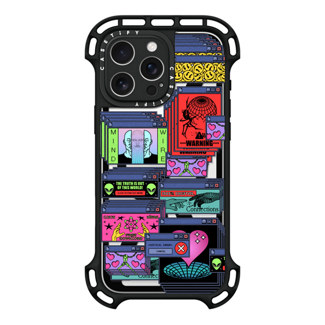 Other Minerals x CASETiFY iPhone 16 Pro Max ケース ブラック ウルトラ バウンスケース MagSafe対応 Pop-Up by Other Minerals