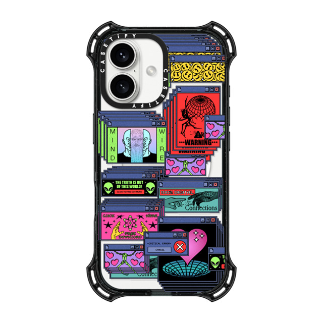 Other Minerals x CASETiFY iPhone 16 Case Black バウンスケース Pop-Up by Other Minerals Other Minerals x CASETiFY iPhone 16 Case Black バウンスケース Pop-Up by Other Minerals