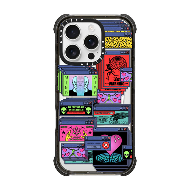 Other Minerals x CASETiFY iPhone 16 Pro Case Black ウルトラ インパクトケース MagSafe 対応 Pop-Up by Other Minerals Other Minerals x CASETiFY iPhone 16 Pro Case Black ウルトラ インパクトケース MagSafe 対応 Pop-Up by Other Minerals