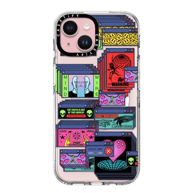 Other Minerals x CASETiFY iPhone 15 ケース クリア クリア ケース MagSafe対応 Pop-Up by Other Minerals