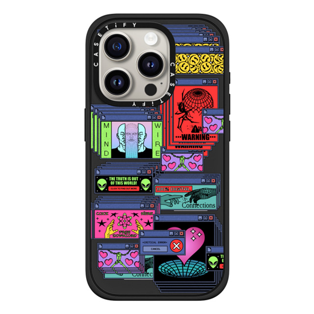 Other Minerals x CASETiFY iPhone 15 Pro ケース マットブラック インパクトケース MagSafe対応 Pop-Up by Other Minerals