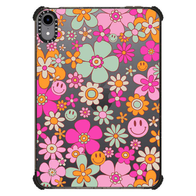 Banana Crush x CASETiFY iPad Mini (A17 Pro/第6世代) Floral,Icon Black iPad インパクト ケース Groovy Pattern Father's Day Banana Crush x CASETiFY iPad Mini (A17 Pro/第6世代) Floral,Icon Black iPad インパクト ケース Groovy Pattern Father's Day