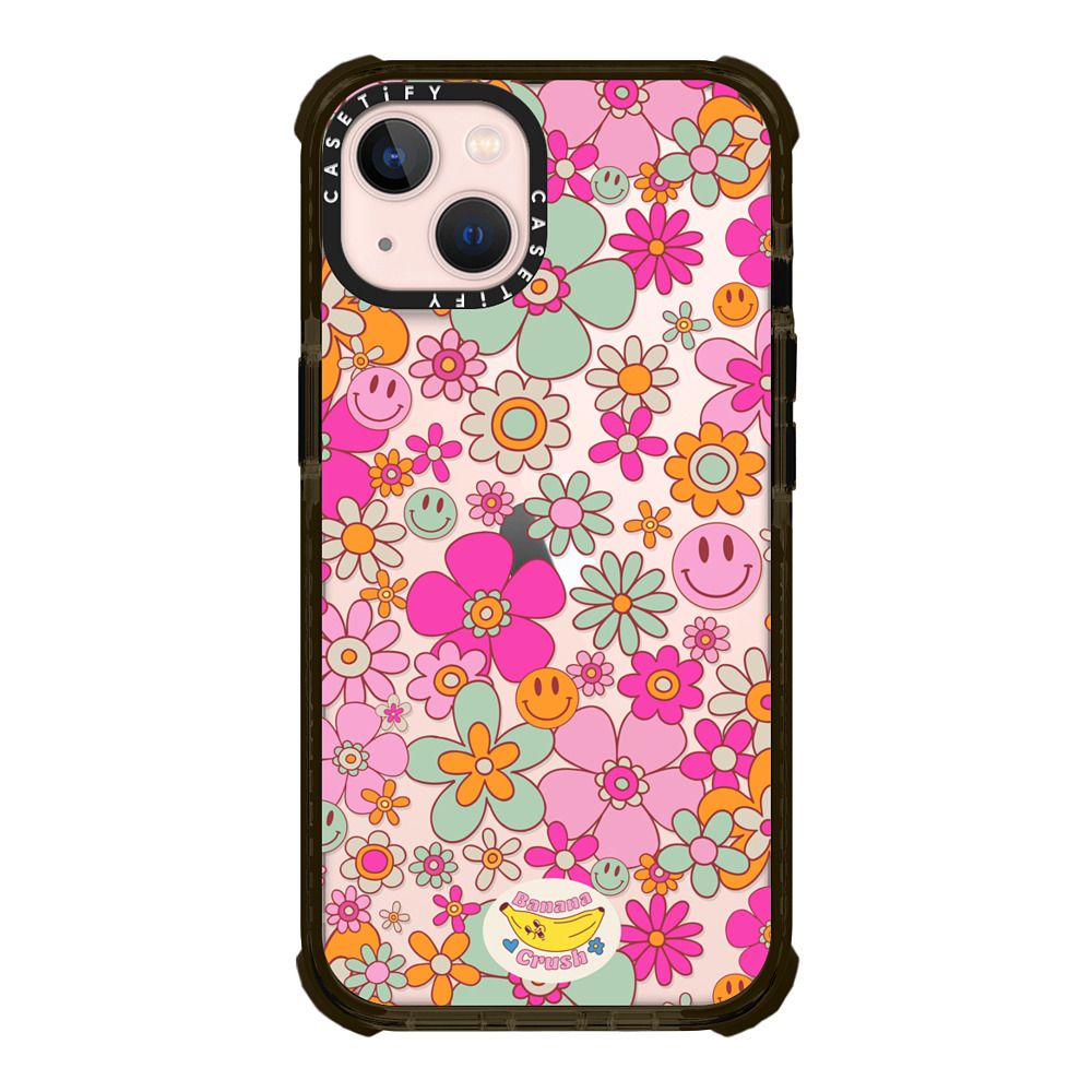 Ultra Impact iPhone 13 Case - Groovy Pattern Clear