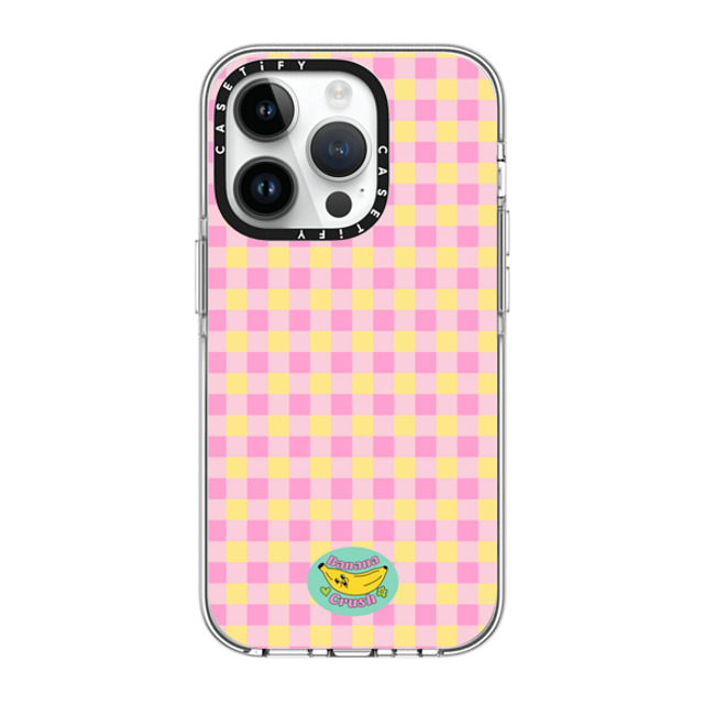 Banana Crush x CASETiFY iPhone 14 Pro ケース クリア クリア ケース MagSafe対応 Picnic