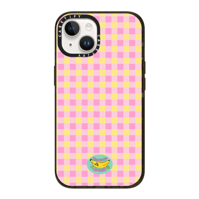 Banana Crush x CASETiFY iPhone 14 ケース ブラック インパクトケース Picnic