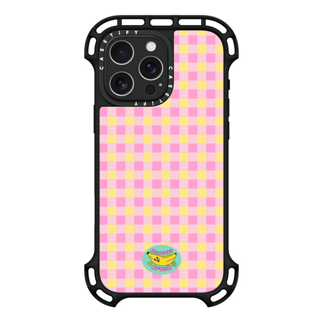 Banana Crush x CASETiFY iPhone 16 Pro Max ケース ブラック ウルトラ バウンスケース MagSafe対応 Picnic