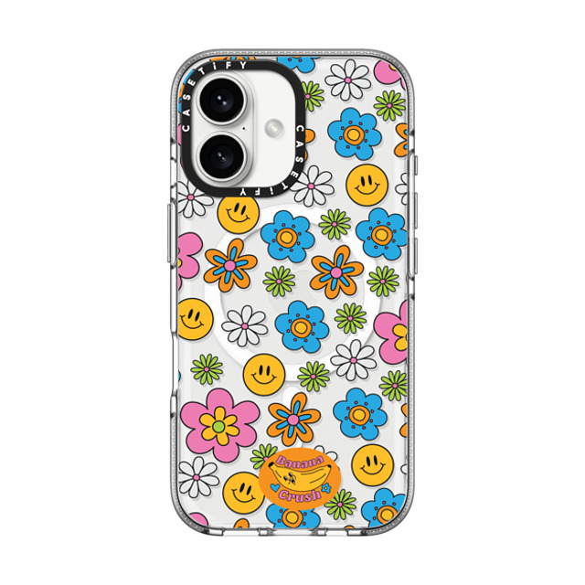 Banana Crush x CASETiFY iPhone 16 ケース Y2K クリア クリア ケース MagSafe対応 Smile! Father's Day Banana Crush x CASETiFY iPhone 16 ケース Y2K クリア クリア ケース MagSafe対応 Smile! Father's Day