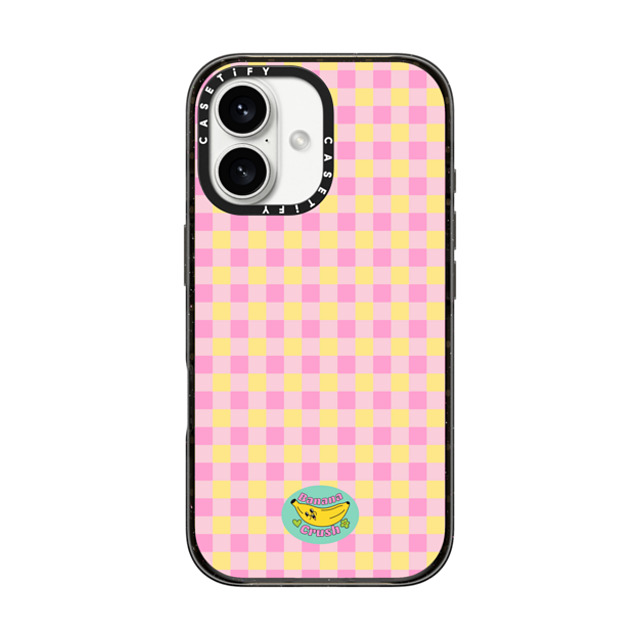 Banana Crush x CASETiFY iPhone 16 ケース ブラック インパクトケース MagSafe対応 Picnic