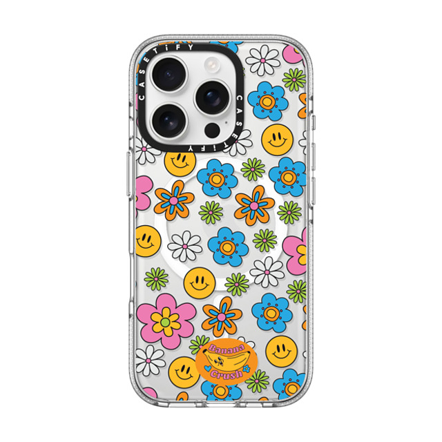Banana Crush x CASETiFY iPhone 16 Pro ケース Y2K クリア クリア ケース MagSafe対応 Smile! Father's Day Banana Crush x CASETiFY iPhone 16 Pro ケース Y2K クリア クリア ケース MagSafe対応 Smile! Father's Day