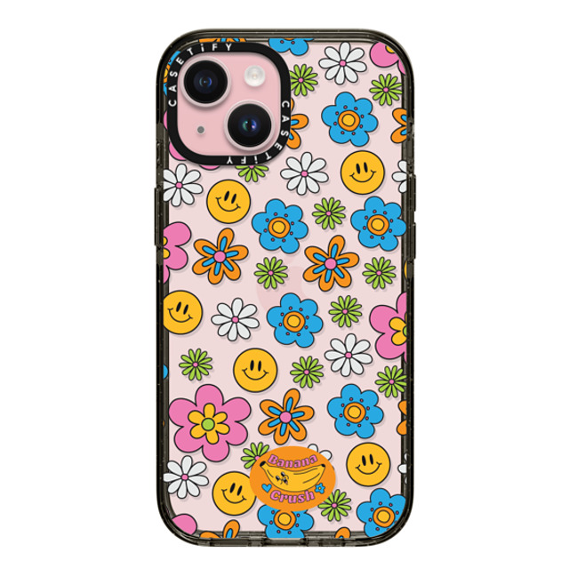 Banana Crush x CASETiFY iPhone 15 ケース Y2K ブラック インパクトケース Smile! Father's Day Banana Crush x CASETiFY iPhone 15 ケース Y2K ブラック インパクトケース Smile! Father's Day