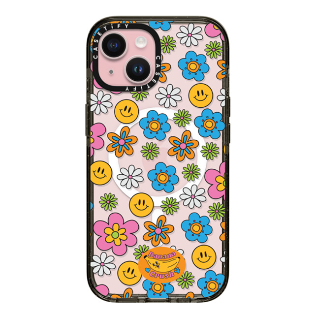 Banana Crush x CASETiFY iPhone 15 ケース Y2K ブラック インパクトケース MagSafe対応 Smile! Father's Day Banana Crush x CASETiFY iPhone 15 ケース Y2K ブラック インパクトケース MagSafe対応 Smile! Father's Day