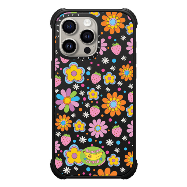 Banana Crush x CASETiFY iPhone 15 Pro Max Case Floral,Nature マットブラック ウルトラ インパクトケース MagSafe 対応 Flower Power Mother's Day Banana Crush x CASETiFY iPhone 15 Pro Max Case Floral,Nature マットブラック ウルトラ インパクトケース MagSafe 対応 Flower Power Mother's Day