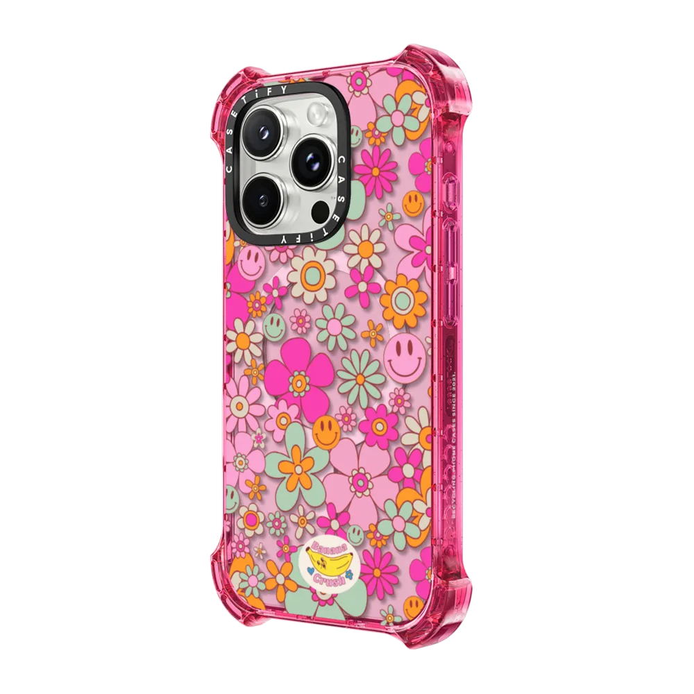 Bounce iPhone 16 Pro Max Case MagSafe Compatible - Groovy Pattern Clear