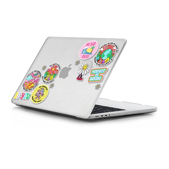 casetify.com | Retro Stickers Macbook case by The Violet Eclectic