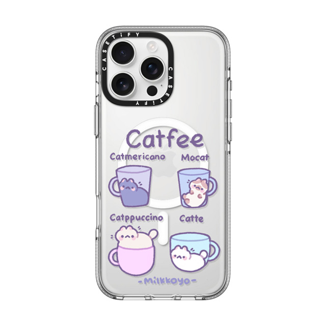 milkkoyo x CASETiFY iPhone 16 Pro Max Case Animal,Cartoon Clear Clear Case MagSafe Compatible Catfee by Milkkoyo Father's Day milkkoyo x CASETiFY iPhone 16 Pro Max Case Animal,Cartoon Clear Clear Case MagSafe Compatible Catfee by Milkkoyo Father's Day