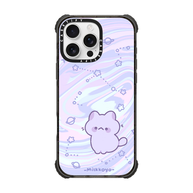 milkkoyo x CASETiFY iPhone 16 Pro Max Case Black ウルトラ インパクトケース MagSafe 対応 Space Kitty by Milkkoyo milkkoyo x CASETiFY iPhone 16 Pro Max Case Black ウルトラ インパクトケース MagSafe 対応 Space Kitty by Milkkoyo