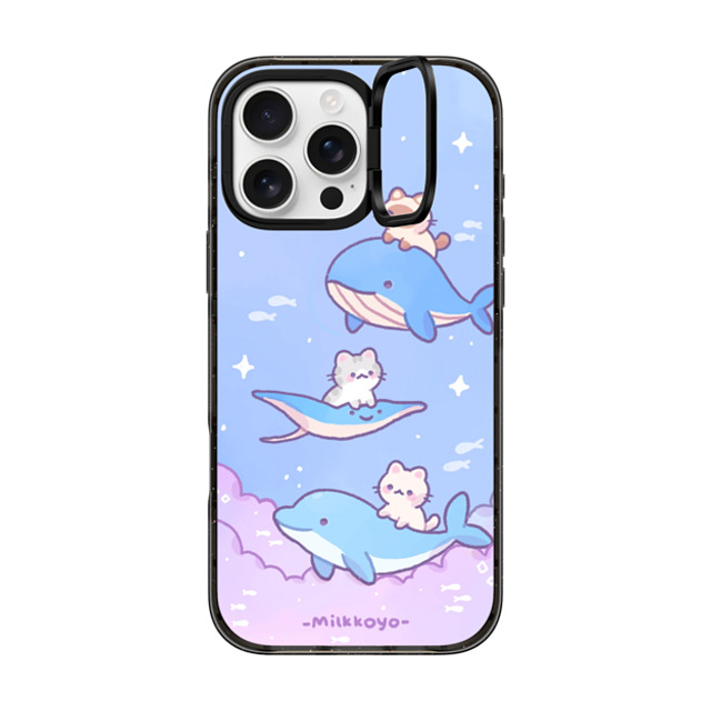 milkkoyo x CASETiFY iPhone 16 Pro Max ケース Cat,Star ブラック インパクトリングスタンドケース MagSafe対応 Cloudy Seas Phone Case Back to School milkkoyo x CASETiFY iPhone 16 Pro Max ケース Cat,Star ブラック インパクトリングスタンドケース MagSafe対応 Cloudy Seas Phone Case Back to School