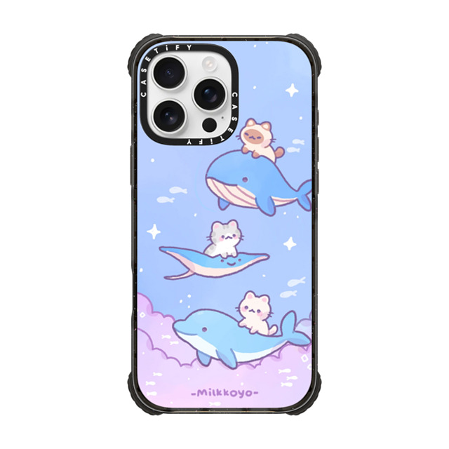 milkkoyo x CASETiFY iPhone 16 Pro Max ケース Cat,Star ブラック ウルトラ インパクトケース MagSafe 対応 Cloudy Seas Phone Case Back to School milkkoyo x CASETiFY iPhone 16 Pro Max ケース Cat,Star ブラック ウルトラ インパクトケース MagSafe 対応 Cloudy Seas Phone Case Back to School