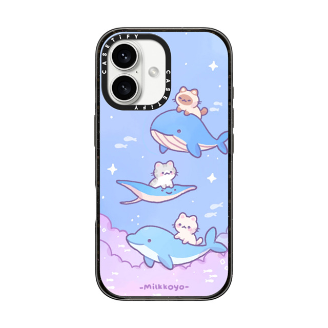 milkkoyo x CASETiFY iPhone 16 Case Cat,Star Black Impact Case Cloudy Seas Phone Case Back to School milkkoyo x CASETiFY iPhone 16 Case Cat,Star Black Impact Case Cloudy Seas Phone Case Back to School