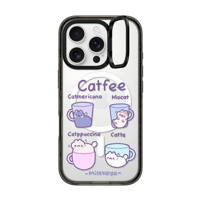 milkkoyo x CASETiFY iPhone 16 Pro Case Animal,Cartoon Black インパクトリングスタンドケース MagSafe対応 Catfee by Milkkoyo Father's Day milkkoyo x CASETiFY iPhone 16 Pro Case Animal,Cartoon Black インパクトリングスタンドケース MagSafe対応 Catfee by Milkkoyo Father's Day