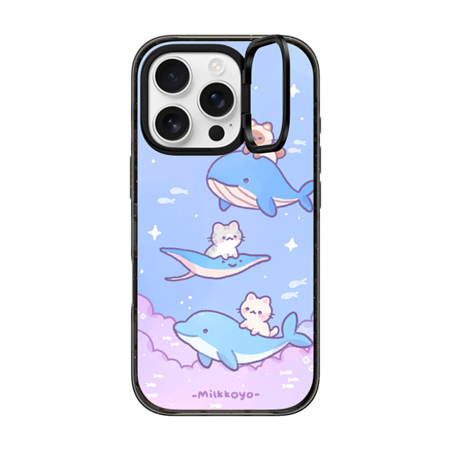 milkkoyo x CASETiFY iPhone 16 Pro ケース Cat,Star ブラック インパクトリングスタンドケース MagSafe対応 Cloudy Seas Phone Case Back to School milkkoyo x CASETiFY iPhone 16 Pro ケース Cat,Star ブラック インパクトリングスタンドケース MagSafe対応 Cloudy Seas Phone Case Back to School