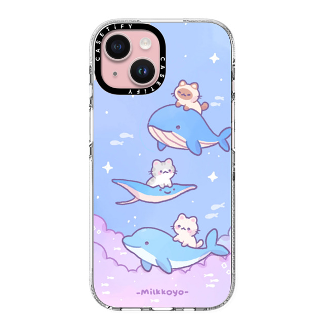 milkkoyo x CASETiFY iPhone 15 ケース Cat,Star クリア クリア ケース MagSafe対応 Cloudy Seas Phone Case Back to School milkkoyo x CASETiFY iPhone 15 ケース Cat,Star クリア クリア ケース MagSafe対応 Cloudy Seas Phone Case Back to School