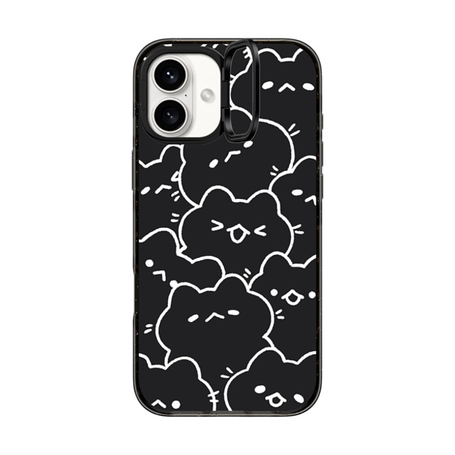 milkkoyo x CASETiFY iPhone 16 Plus Case Cat,Animal Black インパクトリングスタンドケース MagSafe対応 Cats! B & W by Milkkoyo Father's Day milkkoyo x CASETiFY iPhone 16 Plus Case Cat,Animal Black インパクトリングスタンドケース MagSafe対応 Cats! B & W by Milkkoyo Father's Day