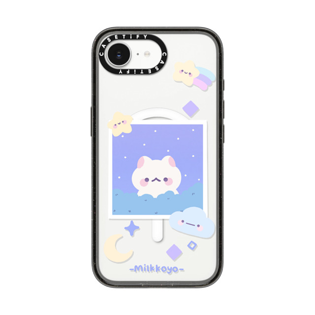 milkkoyo x CASETiFY iPhone 16e ケース Cat,Animal ブラック インパクトケース MagSafe対応 Stars by Milkkoyo Father's Day milkkoyo x CASETiFY iPhone 16e ケース Cat,Animal ブラック インパクトケース MagSafe対応 Stars by Milkkoyo Father's Day