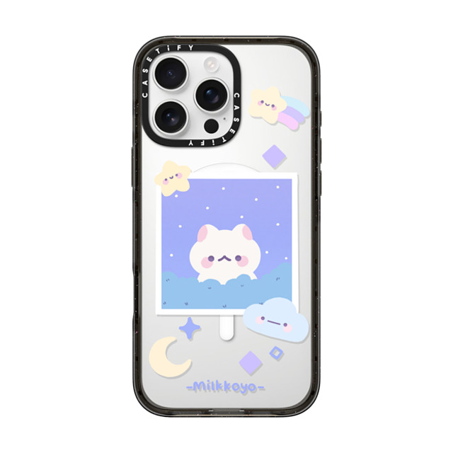 milkkoyo x CASETiFY iPhone 16 Pro Max ケース Cat,Animal ブラック インパクトケース MagSafe対応 Stars by Milkkoyo Father's Day milkkoyo x CASETiFY iPhone 16 Pro Max ケース Cat,Animal ブラック インパクトケース MagSafe対応 Stars by Milkkoyo Father's Day