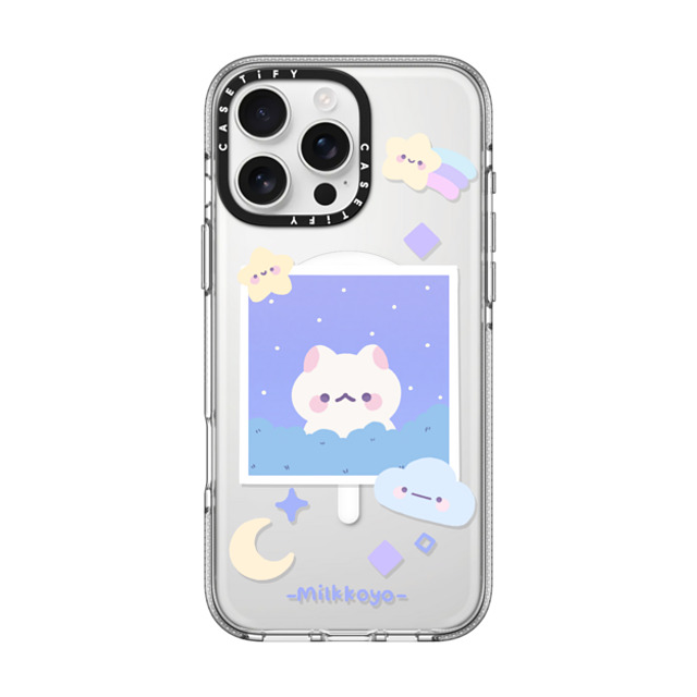 milkkoyo x CASETiFY iPhone 16 Pro Max ケース Cat,Animal クリア クリア ケース MagSafe対応 Stars by Milkkoyo Father's Day milkkoyo x CASETiFY iPhone 16 Pro Max ケース Cat,Animal クリア クリア ケース MagSafe対応 Stars by Milkkoyo Father's Day