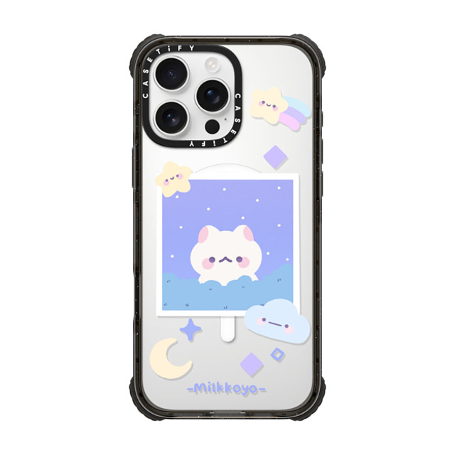 milkkoyo x CASETiFY iPhone 16 Pro Max ケース Cat,Animal ブラック ウルトラ インパクトケース MagSafe 対応 Stars by Milkkoyo Father's Day milkkoyo x CASETiFY iPhone 16 Pro Max ケース Cat,Animal ブラック ウルトラ インパクトケース MagSafe 対応 Stars by Milkkoyo Father's Day