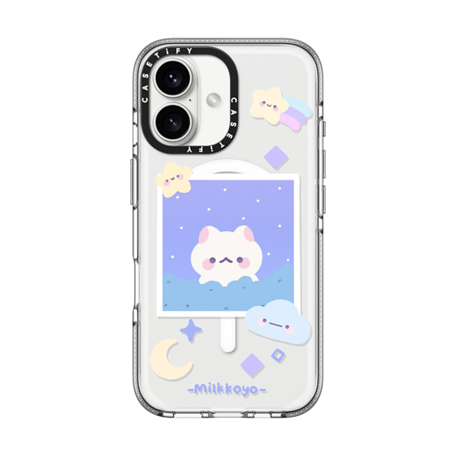 milkkoyo x CASETiFY iPhone 16 ケース Cat,Animal クリア クリア ケース MagSafe対応 Stars by Milkkoyo Father's Day milkkoyo x CASETiFY iPhone 16 ケース Cat,Animal クリア クリア ケース MagSafe対応 Stars by Milkkoyo Father's Day