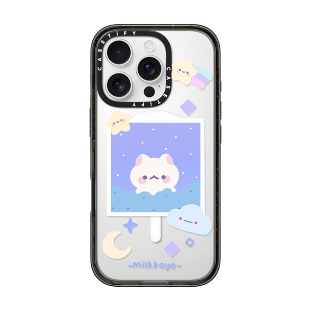 milkkoyo x CASETiFY iPhone 16 Pro ケース Cat,Animal ブラック インパクトケース MagSafe対応 Stars by Milkkoyo Father's Day milkkoyo x CASETiFY iPhone 16 Pro ケース Cat,Animal ブラック インパクトケース MagSafe対応 Stars by Milkkoyo Father's Day