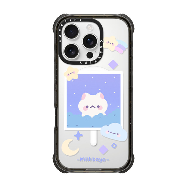 milkkoyo x CASETiFY iPhone 16 Pro ケース Cat,Animal ブラック ウルトラ インパクトケース MagSafe 対応 Stars by Milkkoyo Father's Day milkkoyo x CASETiFY iPhone 16 Pro ケース Cat,Animal ブラック ウルトラ インパクトケース MagSafe 対応 Stars by Milkkoyo Father's Day