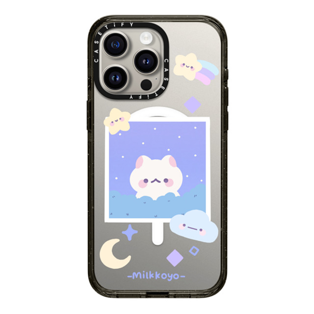 milkkoyo x CASETiFY iPhone 15 Pro Max ケース Cat,Animal ブラック インパクトケース MagSafe対応 Stars by Milkkoyo Father's Day milkkoyo x CASETiFY iPhone 15 Pro Max ケース Cat,Animal ブラック インパクトケース MagSafe対応 Stars by Milkkoyo Father's Day