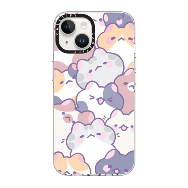 milkkoyo x CASETiFY iPhone 14 ケース クリア クリア ケース MagSafe対応 Cats! by Milkkoyo