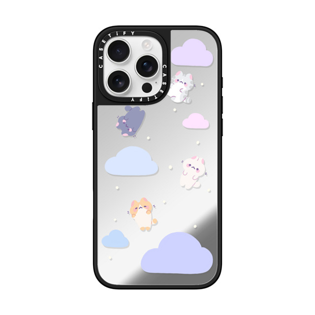 milkkoyo x CASETiFY iPhone 16 Pro Max ケース Cat,Star Silver on Black ミラーケース MagSafe対応 Falling cats by Milkkoyo Back to School milkkoyo x CASETiFY iPhone 16 Pro Max ケース Cat,Star Silver on Black ミラーケース MagSafe対応 Falling cats by Milkkoyo Back to School