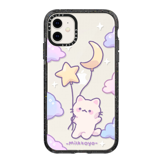 milkkoyo x CASETiFY iPhone 11 ケース Cat,Star ブラック インパクトケース Sky Float Phone Case Back to School milkkoyo x CASETiFY iPhone 11 ケース Cat,Star ブラック インパクトケース Sky Float Phone Case Back to School