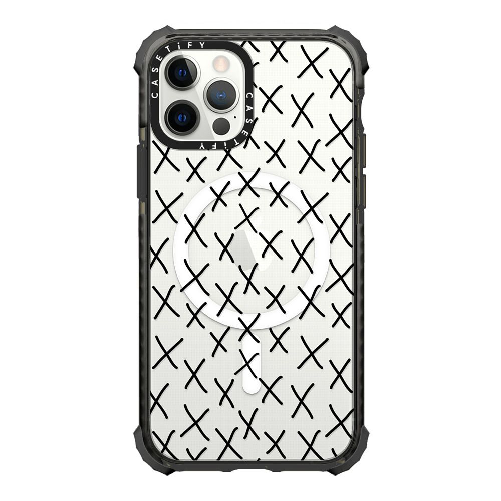 X Black On Clear Case Casetify