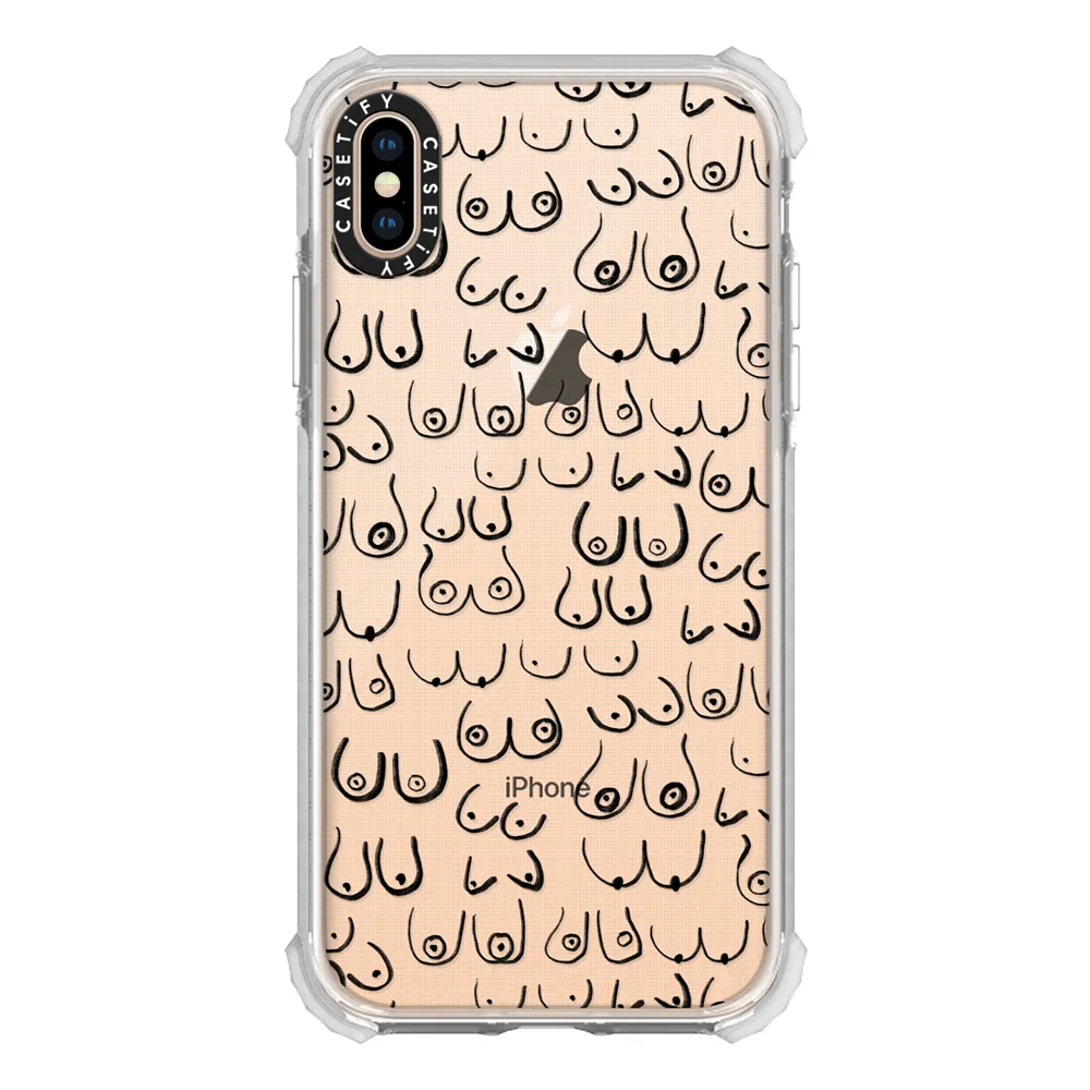 Boobs - phone case, iphone case, feminist, feminine, boobies