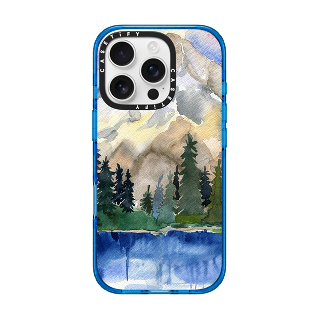 CASETiFY iPhone 16 Pro Case スカイブルー Impact Case MagSafe Compatible 自然 Mountain landscape CASETiFY iPhone 16 Pro Case スカイブルー Impact Case MagSafe Compatible 自然 Mountain landscape