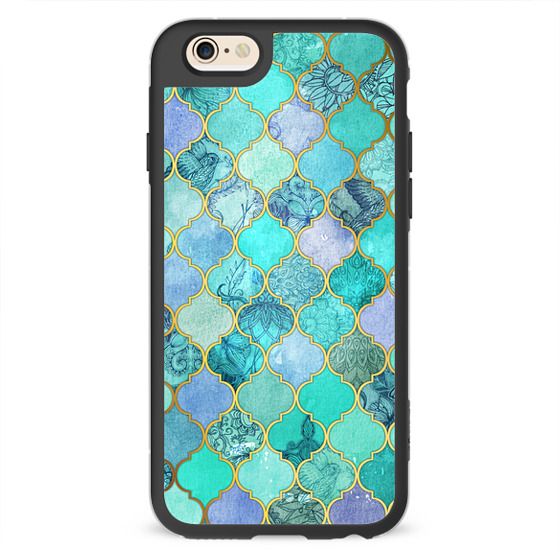 Cool Jade & Icy Mint Decorative Moroccan Tile Pattern – CASETiFY
