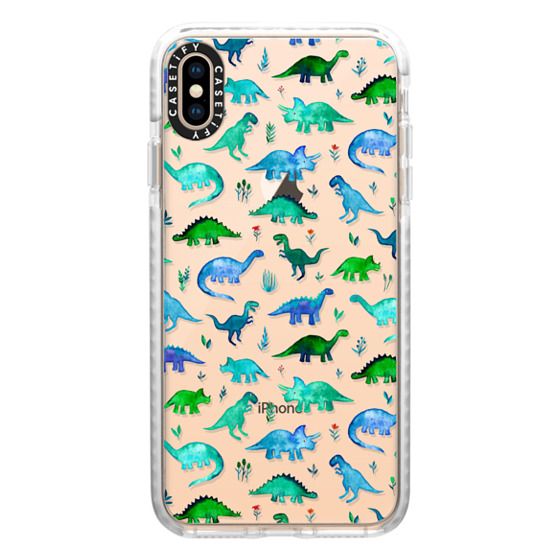 Tiny Watercolor Dinos On Transparent Casetify