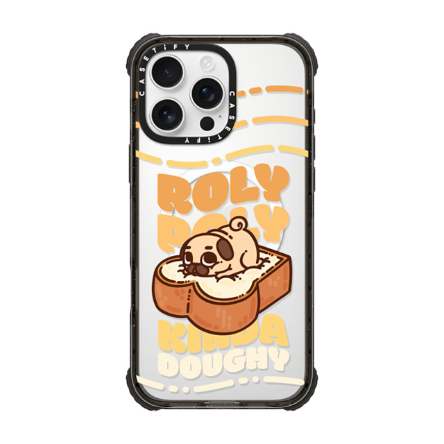 Puglie Pug x CASETiFY iPhone 16 Pro Max ケース Dog,Animal ブラック ウルトラ インパクトケース MagSafe 対応 Puglie Pug Roly Poly Kinda Doughy New iPhone Puglie Pug x CASETiFY iPhone 16 Pro Max ケース Dog,Animal ブラック ウルトラ インパクトケース MagSafe 対応 Puglie Pug Roly Poly Kinda Doughy New iPhone