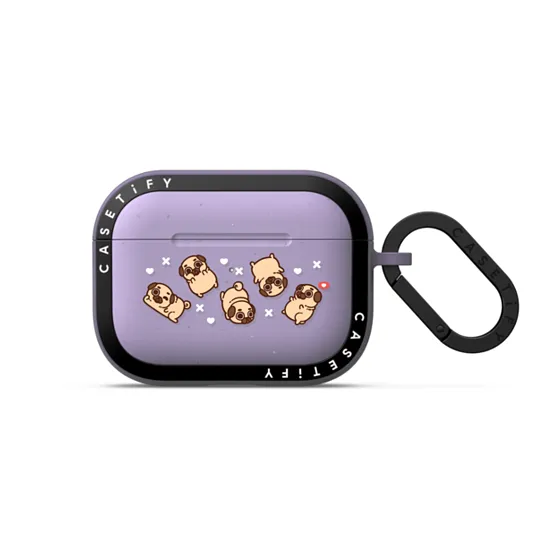 Impact iPhone 16 Pro Max Case MagSafe Compatible - Puglie Pug Floating Pugs